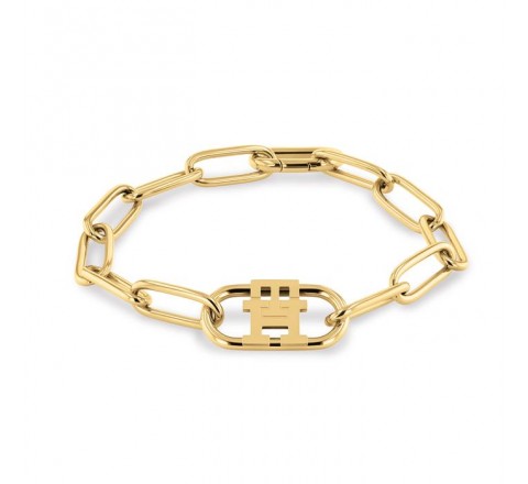 PULSERA TOMMY HILFIGER ACERO DORADO ESLABONES 2780722