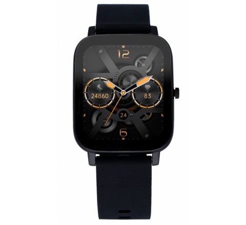 RELOJ RADIANT SMART CAJA ACERO NEGRO SILICONA NEGRA RAS10301