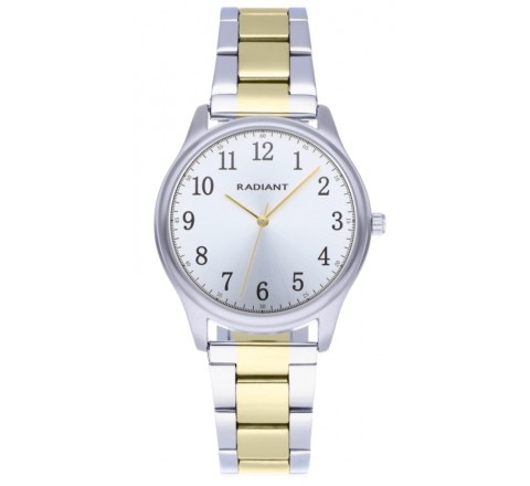RELOJ RADIANT CAJA34MM ACERO BICOLOR ESFERA NUMEROS RA574202