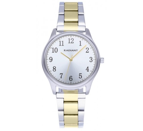 RELOJ RADIANT CAJA34MM ACERO BICOLOR ESFERA NUMEROS RA574202