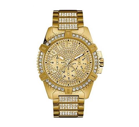 RELOJ GUESS ACERO DORADO Y CIRCONITAS W0799G2