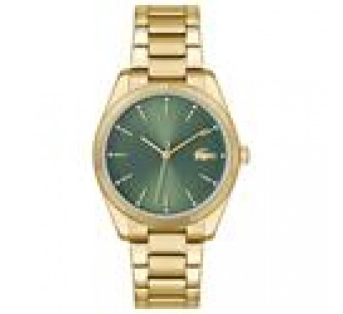 RELOJ LACOSTE ACERO DORADO ESF VERDE ANALOG SRA 2001403