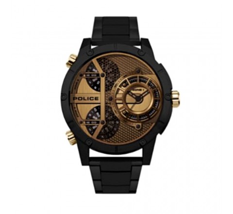 RELOJ POLICE ACERO NEGRO CAJA ACERO NEGRO PEWJG2118103