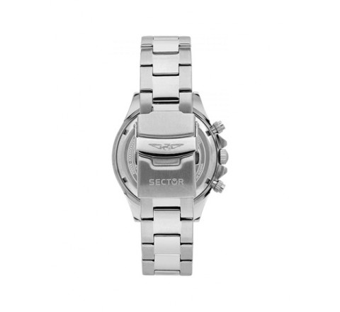 RELOJ SECTOR CAJA ARMIS ACERO Y SILICONA NEGRA R3271661028