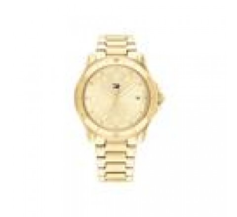 RELOJ TOMMY HILFIGER CAJA Y ARMIS ACERO DORADO 1782513