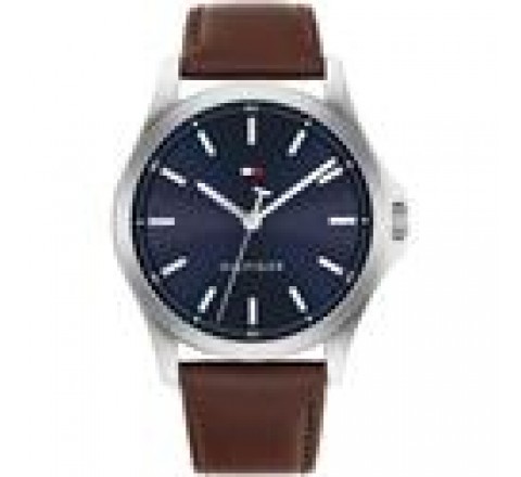 RELOJ TOMMY HILFIGER PIEL MARRON ANALOGICO ESF AZUL 1710669
