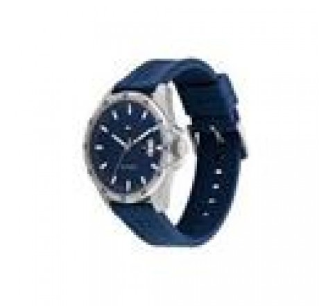 RELOJ TOMMY HILFIGER SILICONA AZUL CAJA 42MM ACERO 1791982