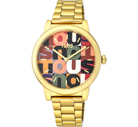 RELOJ TOUS CAJA Y ARMIS ACERO ESFERA MULTICOLOR 200350011