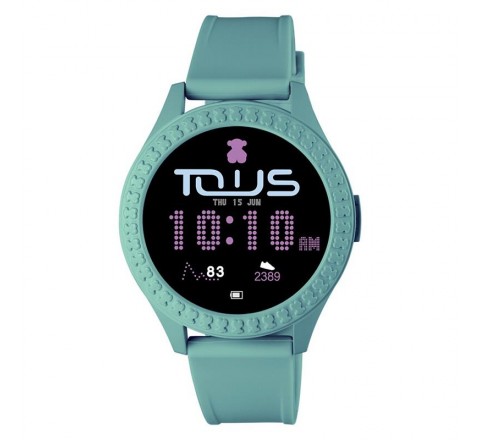 RELOJ TOUS SMARTWATCH CORREA SILICONA TURQUESA 200350993
