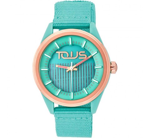 RELOJ TOUS CORREA TURQUESA ESFERA TURQUESA 200350930