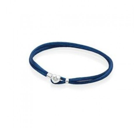 PULSERA PANDORA HILO AZUL MARINO 16CM 590749CDB-S1