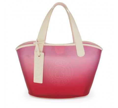 BOLSO TOUS LEISSA GUM ROJO GRANDE 095900698