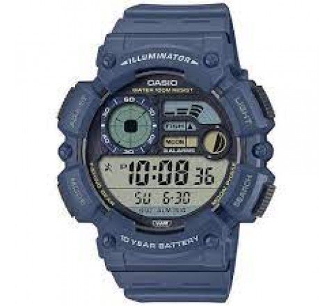 RELOJ CASIO DIGITAL CORREA RESINA AZUL WS-1500H-2AVEF