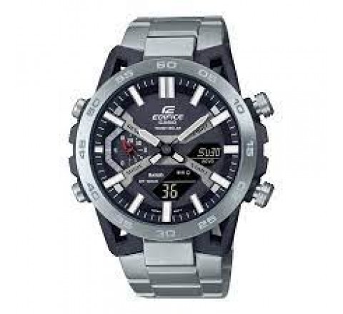 RELOJ CASIO EDIFICE CAJA RESINA ARMIS ACERO ECB-2000D-1AEF