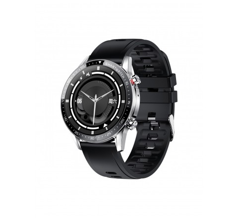 RELOJ EUROFEST SMART SILICONA NEGRA CAJA ACERO FW0121/A