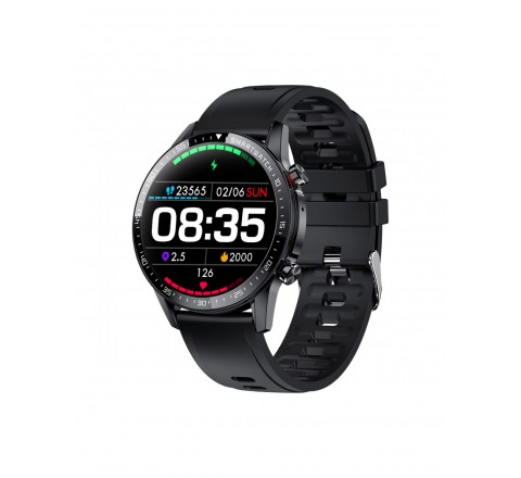 RELOJ EUROFEST SMART SILICONA NEGRA CAJA NEGRA FW0121/E