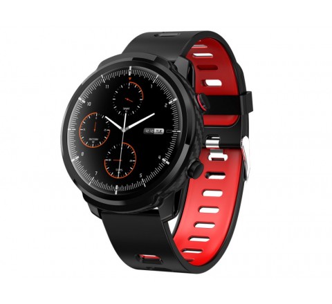 RELOJ LISKA SMARTWATCH ACERO NEGRO SILICONA NEGRA SV-SW5