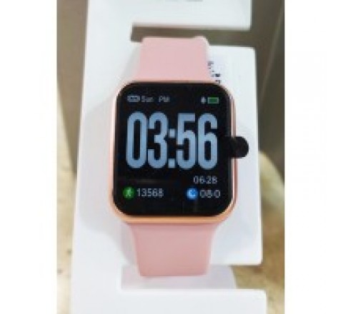 RELOJ LISKA SMARTWATCH CAJA CUADRADA SILICONA ROSA SV-S06-4