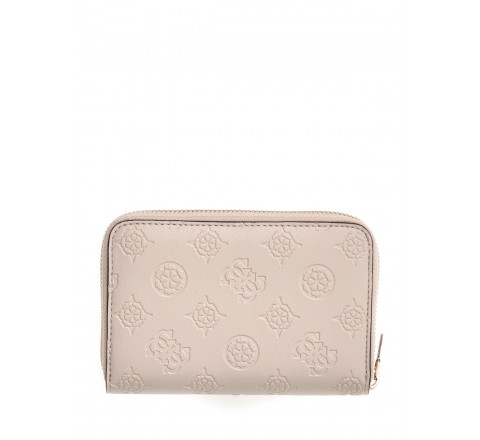 MONEDERO GUESS CARMELLA SLG MEDIUM ZIP AROUN SWPD2225140 BNN