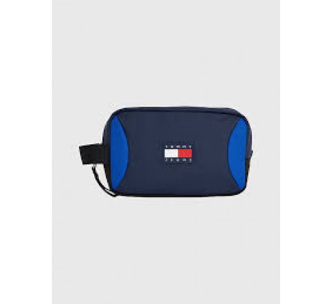 BOLSA DE ASEO TOMMY HILFIGER AZULES Y LOGO AM0AM11027 C87