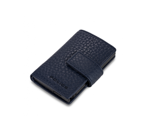 CARTERA TARJETERO POLICE PIEL AZUL PELGD2206916