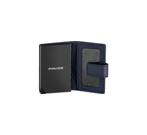 CARTERA TARJETERO POLICE PIEL AZUL PELGD2206916