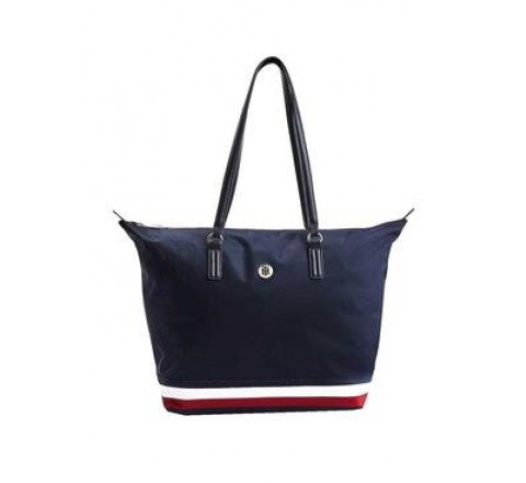 BOLSO TOMMY HILFIGUER AZUL 45X32 CTMS AWOAW10437 0GY