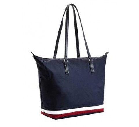 BOLSO TOMMY HILFIGUER AZUL 45X32 CTMS AWOAW10437 0GY
