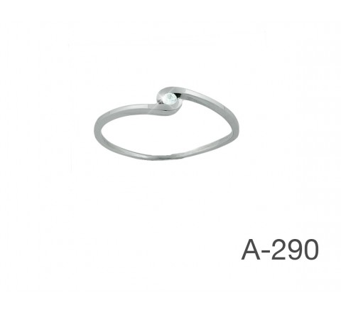 ANILLO BRILLANTE O,O3 KTES OROBLANCO 18KTES G/H-VS A-290