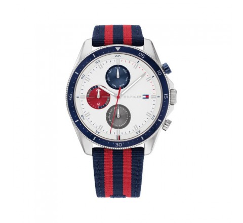 RELOJ TOMMY HILFIGER CAJA 44MM ACERO CORREA PIEL 1792035