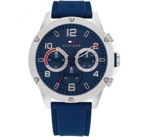 RELOJ TOMMY HILFIGER CAJA 46MM SILICONA AZUL 1792027