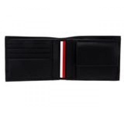 CARTERA EN PIEL NEGRA TOMMY HILFIGER AMOAM06163 BDS