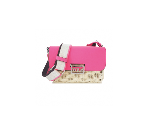 BANDOLERA TOUS LEGACY SUMMER NATURAL-ROSA F 295901213
