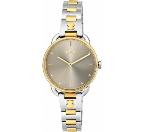 RELOJ TOUS ACERO BICOLOR ESFERA DORADA 200350710