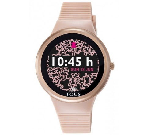 RELOJ TOUS ROND TOUCH CONNECT SILICONA NUDE 100350685
