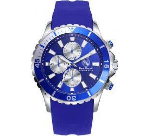 RELOJ VICEROY REAL MADRID CRONO SILICONA AZUL 401227-37