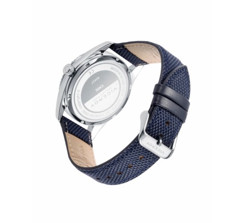 RELOJ VICEROY CAJA ACERO CORREA AZUL 42437-37