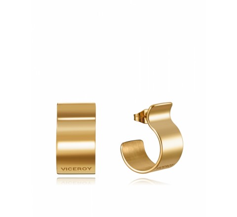 PENDIENTES ACERO IP DORADOS GEOMETRICOS 75179E01012