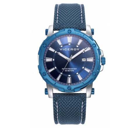 RELOJ VICEROY ACERO IP AZUL 401311-37