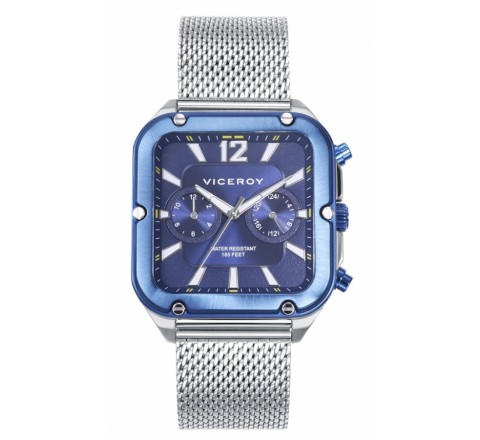 RELOJ VICEROY MULTI ACERO IP AZUL 401327-35