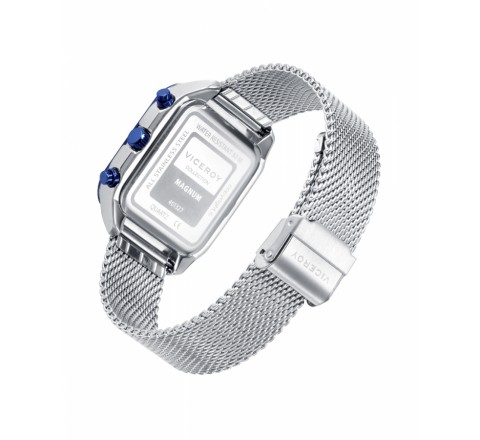 RELOJ VICEROY MULTI ACERO IP AZUL 401327-35