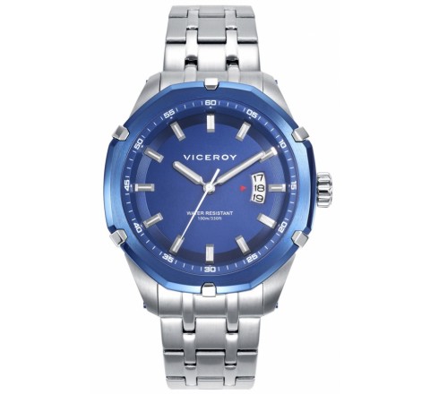 RELOJ VICEROY ACERO IP AZUL CAB 46837-37