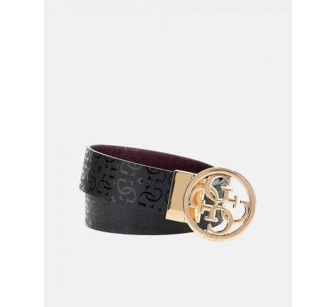 CINTURON GUESS AZUL REVERSIBLE BROCHE DORADO S BW9301P5435