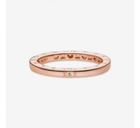ANILLO PANDORA PLATA ROSADA N?14 CON CIRCONITA 189482C01-54