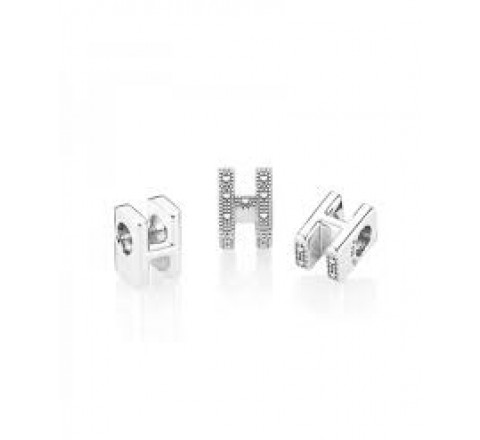 CHARMS PANDORA PLATA LETRA H 797462